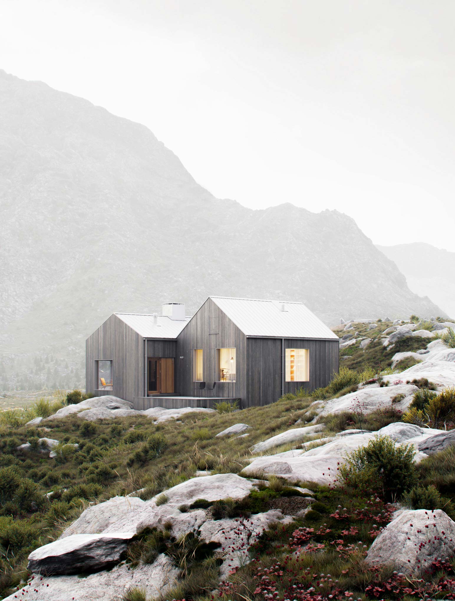 Mimimalist design of Architect Mark Ruffalo